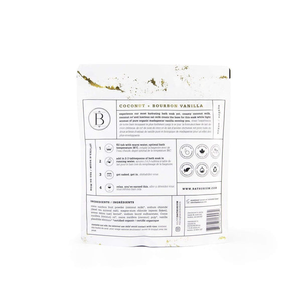 Milk Mineral Bath Soak - (Coconut + Bourbon Vanilla)